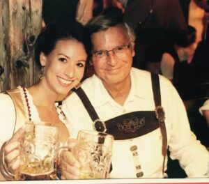 Wolfgang Bosbach mit Tochter Caroline auf dem Oktoberfest 2016