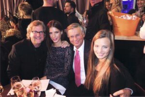 Wolfgang Bosbach mit Tochter Viktoria- Martin Krug und Julia Trainer